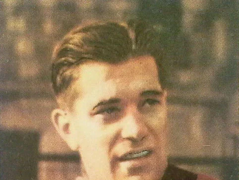 Gunnar Nordahl i AC Milans matchtröja